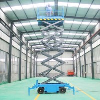 Hydraulic High Rise Window Cleaning Equipment Mobile Scissor Lift