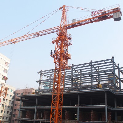 Tavol Brand Price 5t 50m Boom Construction Topkit Tower Crane